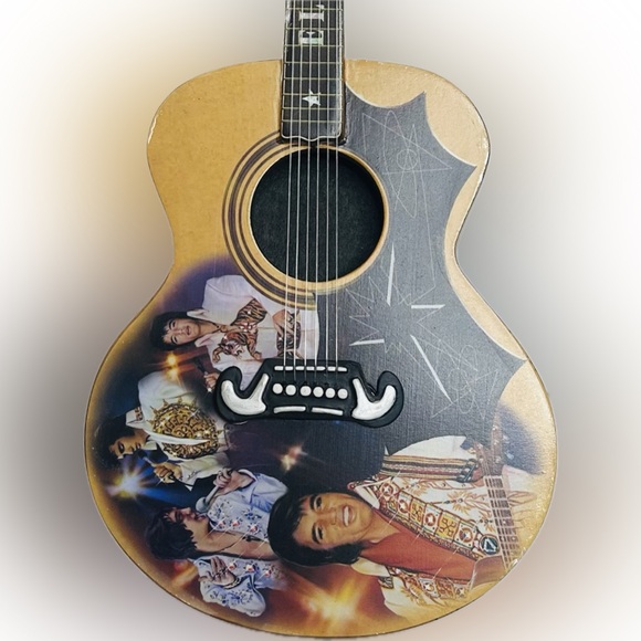 ELVIS PRESLEY ROCK N' ROLL LEGEND GUITAR FIGURE BRADFORD EXCHANGE 2013 W/COA - Picture 2 of 8